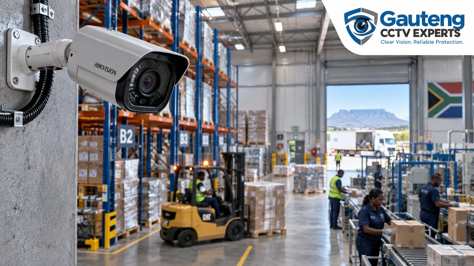 Illustration for Warehouse & Factory CCTV